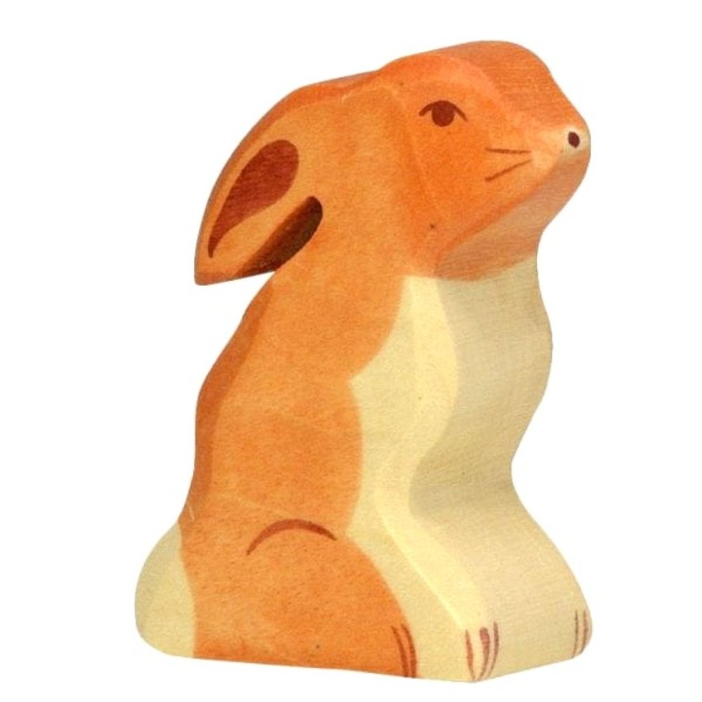 NWT Holztiger Wooden Toys Rabbit Sitting